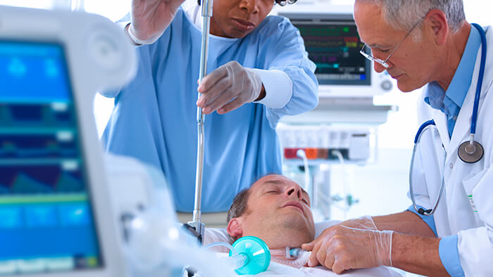 Korzystanie z&nbsp;respiratora V60