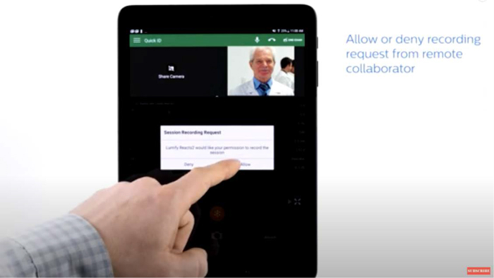 Przeprowadzanie sesji Reacts