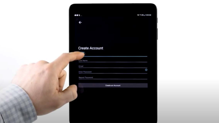 Tworzenie konta Reacts