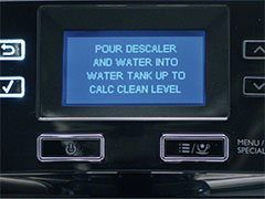 Ekspres do kawy Philips Saeco &mdash; wskaźnik usuwania kamienia