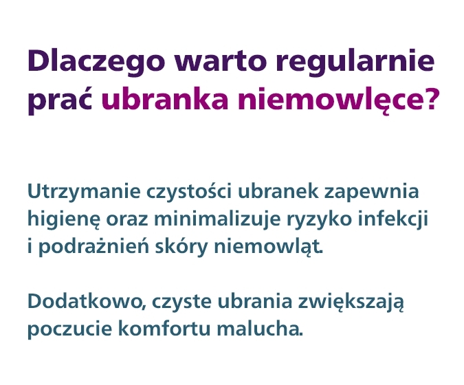 Zalety regularnego prania ubrań niemowlęcych.