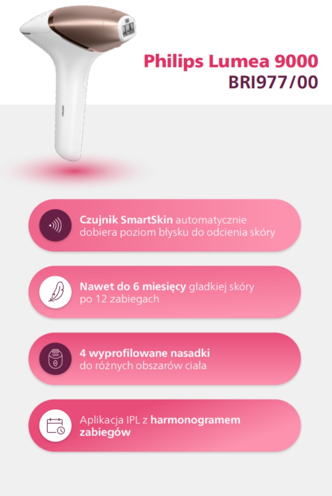 Depilator Philips Lumea 9000.