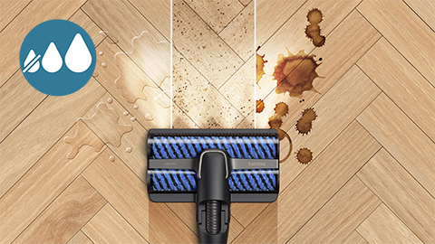 Bezprzewodowy odkurzacz Philips AquaTrio z funkcją mycia serii 9000 obsługuje 3 tryby sprzątania