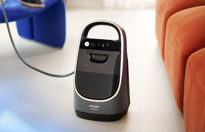 Odłączany moduł prasujący z możliwością prasowania bez deski.