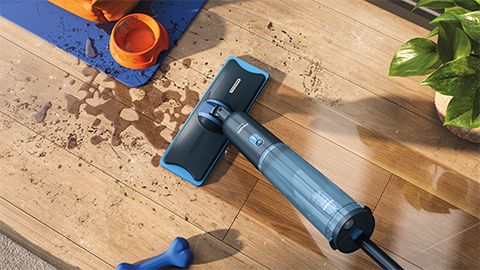 Mop elektryczny Philips OneUp czyści drewniane podłogi