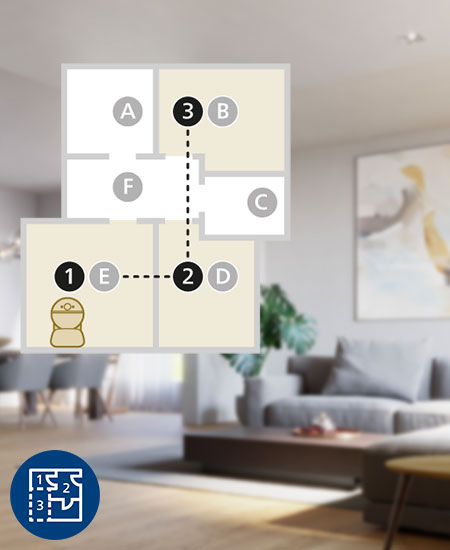 wybierz pok&oacute;j do sprzątania, aplikacja homerun