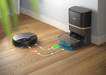 Sprzątanie do 180 minut na jednym ładowaniu akumulatora