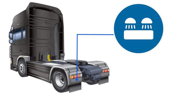 Oświetlenie tablicy rejestracyjnej