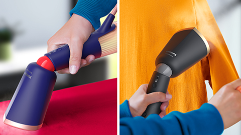 Podłącz i prasuj: gotowość do użycia w kilka sekund, bez deski do prasowania