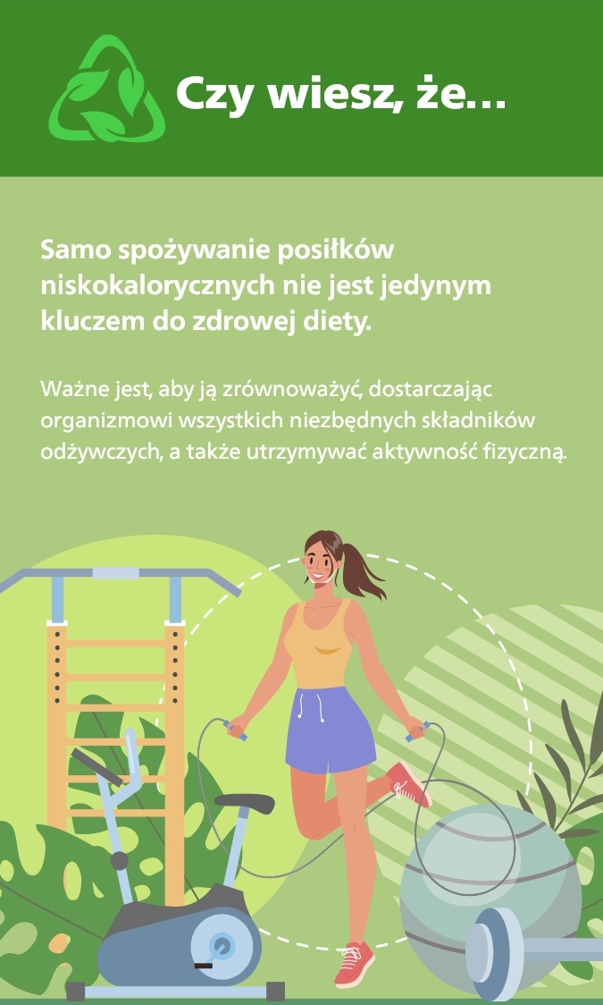 Zr&oacute;wnoważona dieta i aktywność fizyczna to klucz do zdrowego życia.