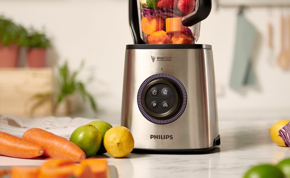 Blender pr&oacute;żniowy przygotowuje potrawy zachowując ich wartości odżywcze.