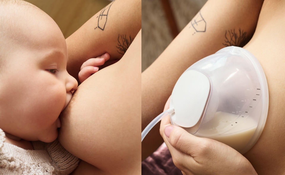 Laktator samonośny Philips Avent z silikonowymi lejkami SkinSense