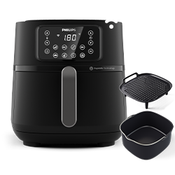 Ovi XXL HD9285/96 z misą do pieczenia i rusztem do grillowania