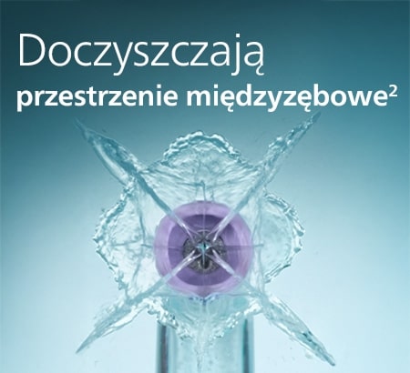 Doczyszczone przestrzenie międzyzębowe dzięki Power Flosser od Phiilips