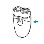 Golarka elektryczna do użytku na sucho z etui podr&oacute;żnym