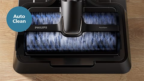Bezprzewodowy odkurzacz Philips AquaTrio z funkcją mycia serii 9000 &mdash; higieniczny automatyczny cykl samoczyszczenia